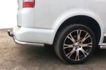 Volkswagen T5 Transporter 2003-2010 Rear Corner Bars AK003 (2 pcs, Stainless Steel) photo 1