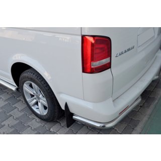 Rear Corner Bars AK003 (2 pcs, stainless steel) Volkswagen T5 Caravelle 2004-2010 photo 1