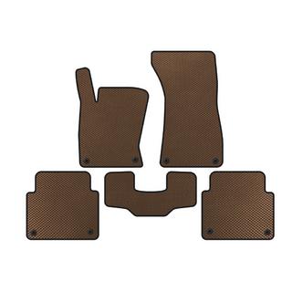 EVA Floor Mats (Short, Brown) Audi A8 2002-2009