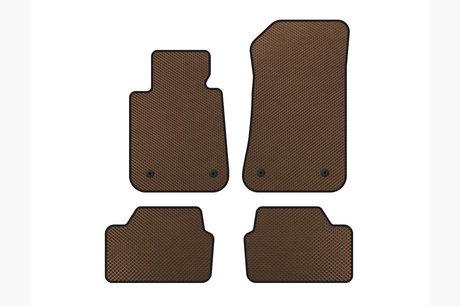 BMW 1 Series E81/E82/E87/E88 2004-2011 EVA Floor Mats (Brown) Image
