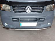 Volkswagen T5 Multivan 2003–2010 Front Single Bull Bar (Stainless Steel) 60mm photo 1
