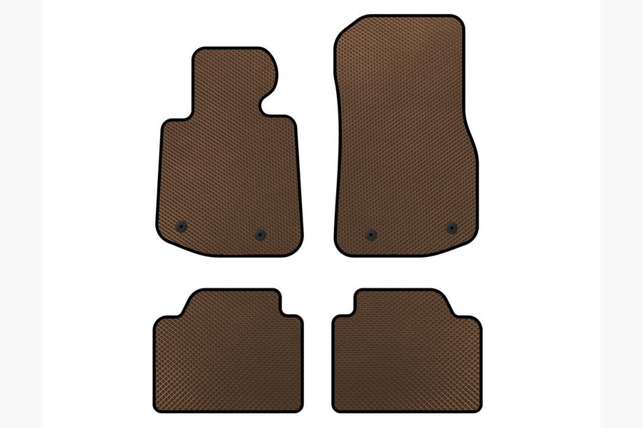 BMW 4 Series F32/F33/F36 2012-2020 EVA Floor Mats V2 (Brown) Image