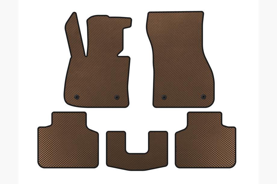 BMW 2 Series Active Tourer F45/F46 2014-2021 EVA Floor Mats (for F45, Brown) Image