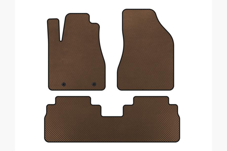 BYD S6 2010-2016 EVA Floor Mats (Brown) Image