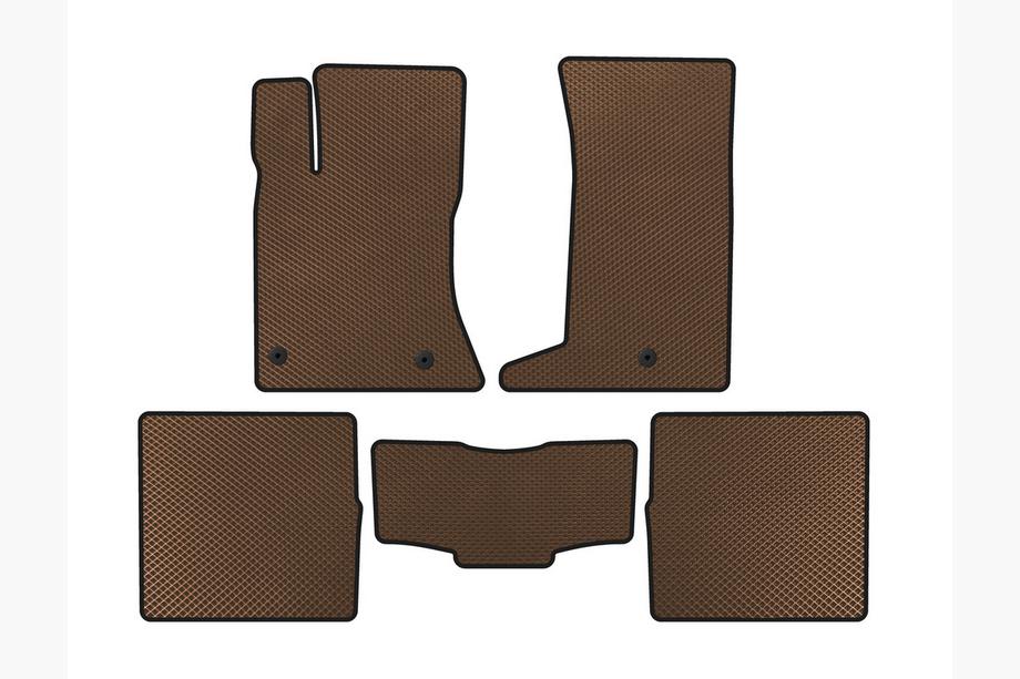 Cadillac SRX 2004-2009 EVA Floor Mats (Brown) Image