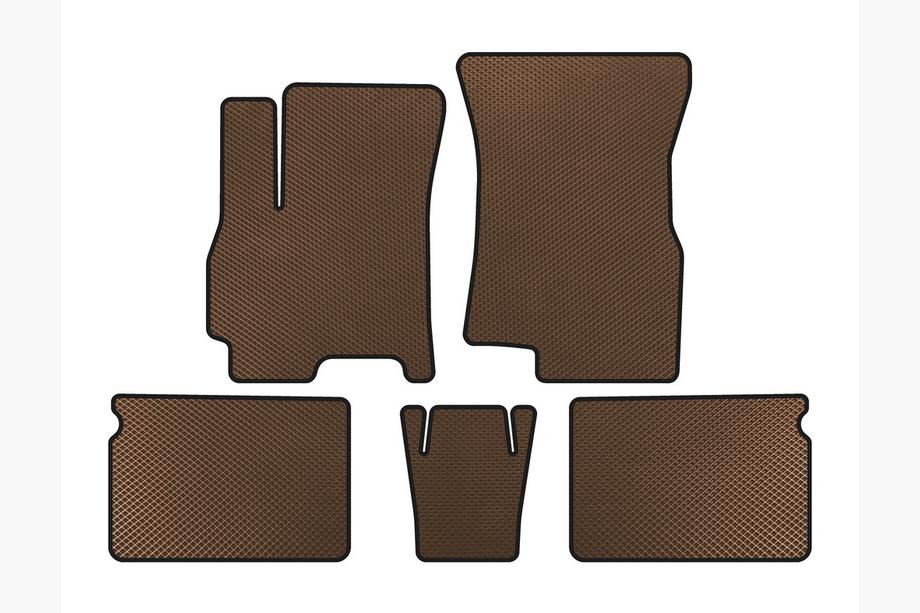 Chery Tiggo 7 2016-2019 EVA Floor Mats (Brown) Image