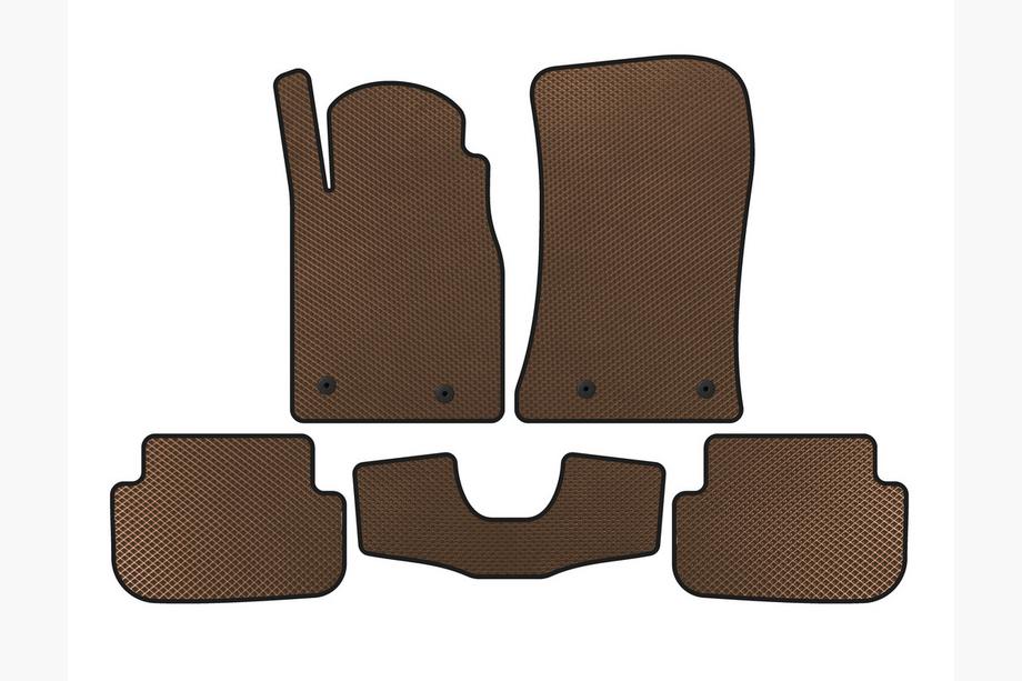 Chevrolet Camaro 2009-2015 EVA Floor Mats (Brown) Image