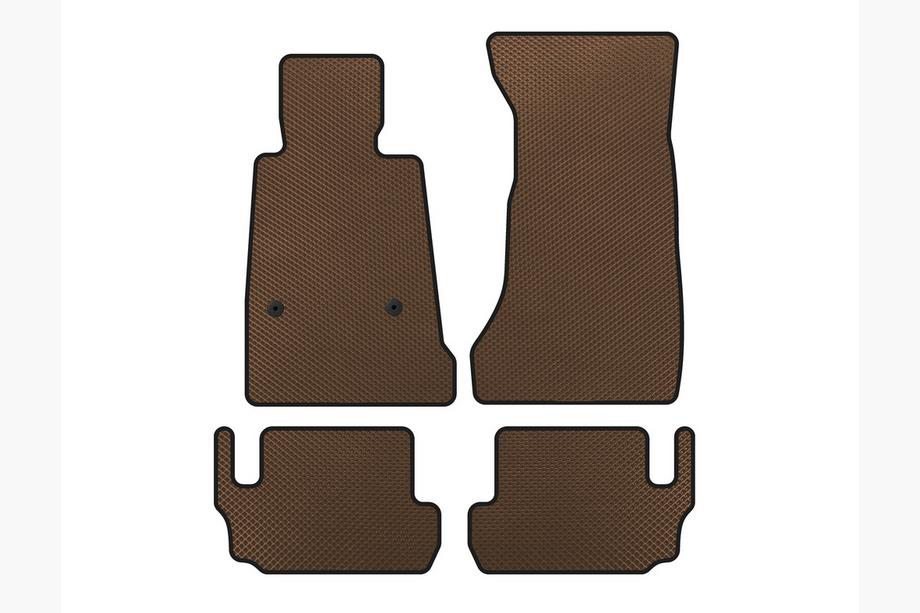 Chevrolet Camaro 2015- EVA Floor Mats (Brown) Image