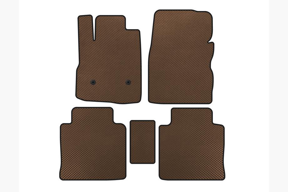 Chevrolet Equinox 2009-2016 EVA Floor Mats (2009-2015, Brown) Image