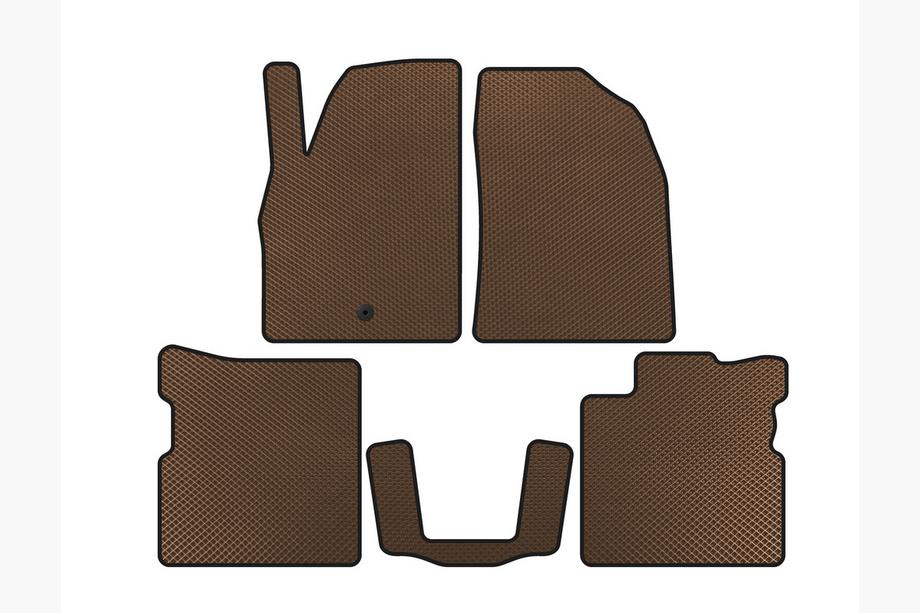 Chevrolet HHR 2005-2011 EVA Floor Mats (Brown) Image