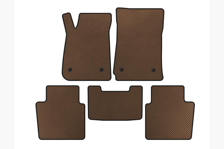 Chevrolet Impala 2013-2020 EVA Floor Mats (SD, Brown) Image