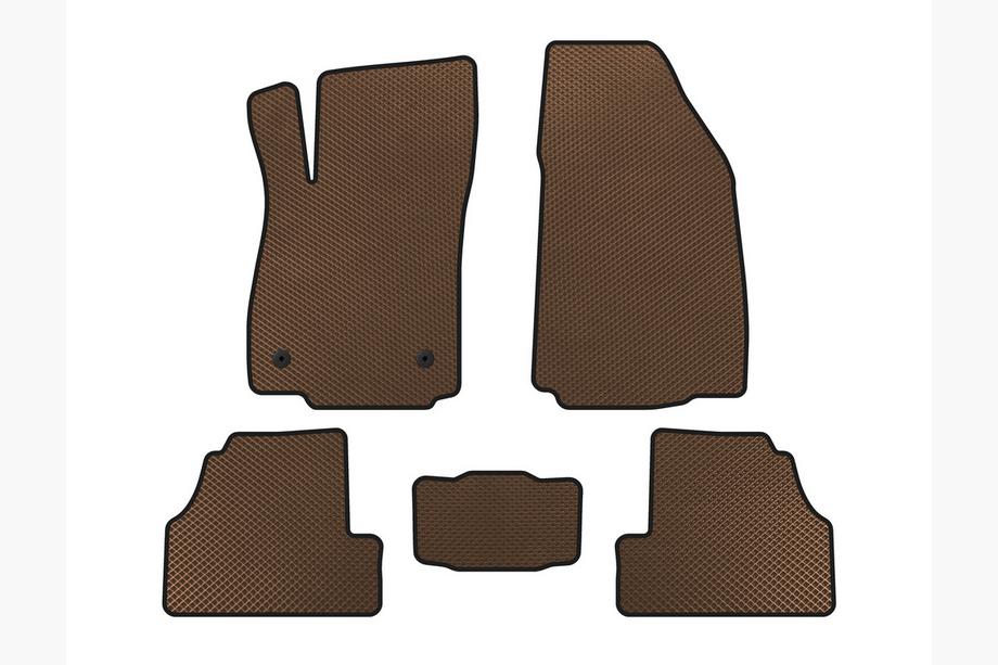 Chevrolet Trax 2012-2023 EVA Floor Mats (2012-2019, Brown) Photo 1