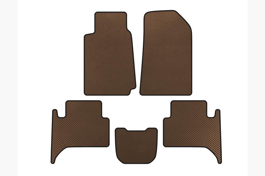 Chevrolet Trailblazer 2012-2019 EVA Floor Mats (2 Rows, Brown) Image
