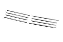 Volkswagen T5 Transporter 2003-2010 Chrome Trim Covers for Grille Edge (8 pcs, Stainless Steel) photo 3