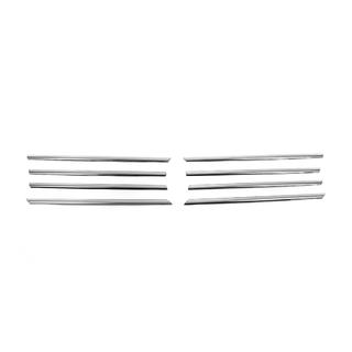 Chrome Trim Covers for Grille Edge (8 pcs, Stainless Steel) Volkswagen T5 Transporter 2003-2010 photo 2