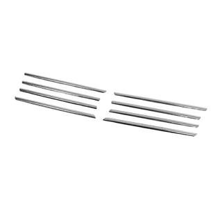 Chrome Trim Covers for Grille Edge (8 pcs, Stainless Steel) Volkswagen T5 Transporter 2003-2010 photo 3