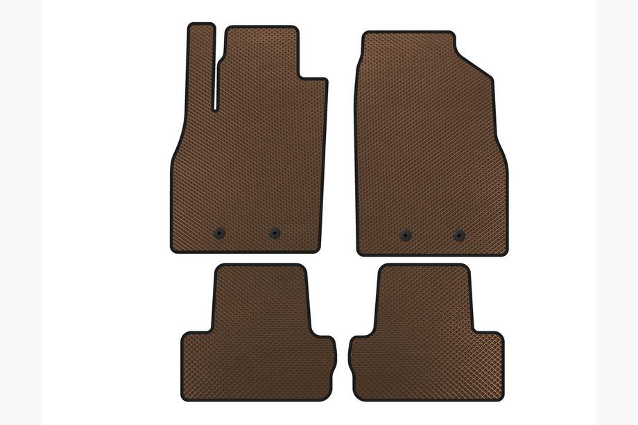 Chevrolet Volt 2010-2016 EVA Floor Mats (Brown) Image