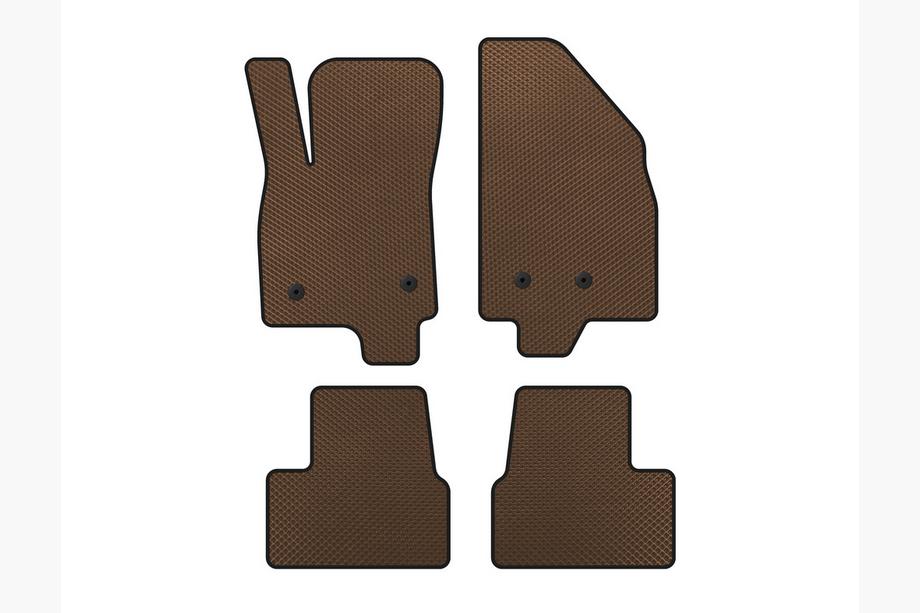 Chevrolet Volt 2016-2019 EVA Floor Mats (Brown) Image