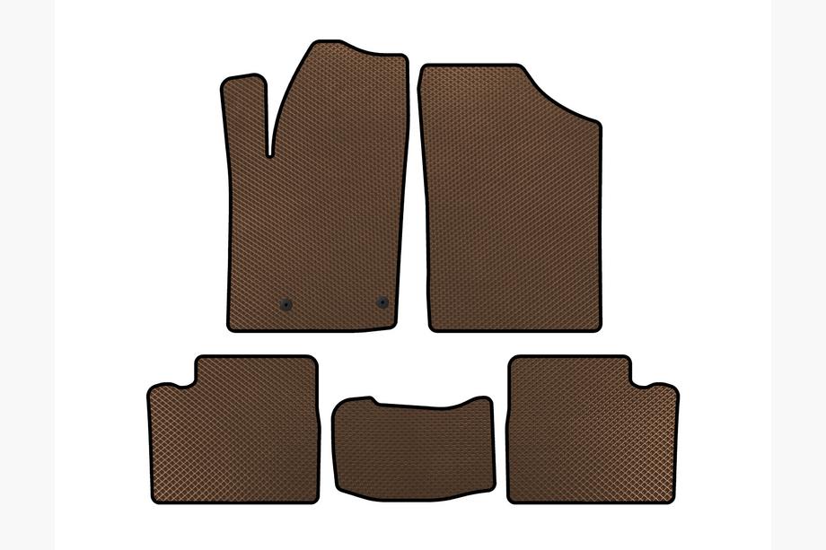 Citroen Berlingo 1996-2008 EVA Floor Mats (Brown) Image