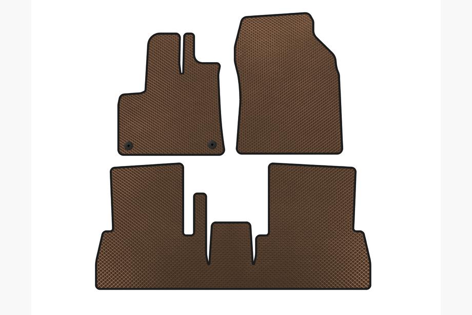 Citroen Berlingo/Multispace 2018- EVA Floor Mats (Manual Transmission, Brown) Image