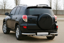 Toyota Rav 4 2006-2013 Chrome Tail Light Covers 2006-2009 (2 pcs, Stainless Steel) photo 1