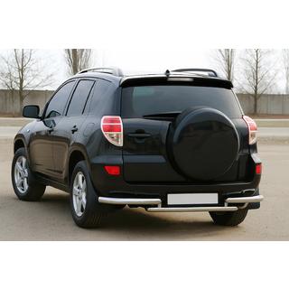 Chrome Tail Light Covers 2006-2009 (2 pcs, Stainless Steel) Toyota Rav 4 2006-2013 photo 1
