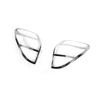 Chrome Tail Light Covers 2006-2009 (2 pcs, Stainless Steel) Toyota Rav 4 2006-2013 photo 2