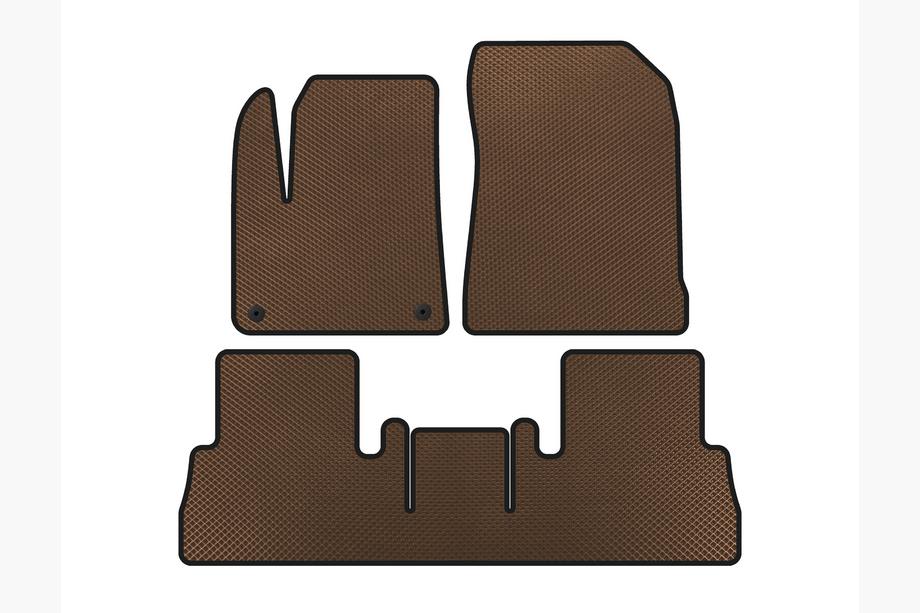 Citroen Berlingo/Multispace 2018- EVA Floor Mats (Brown) Image