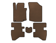 Citroen C-1 2005-2014 EVA Floor Mats (HB, Brown) photo 1