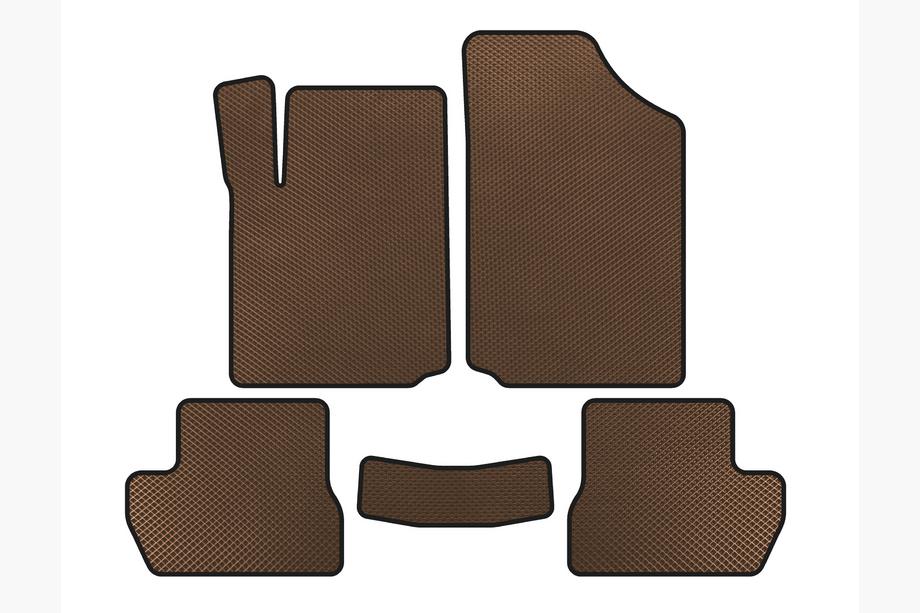 Citroen C-2 2003-2009 EVA Floor Mats (Brown) Image