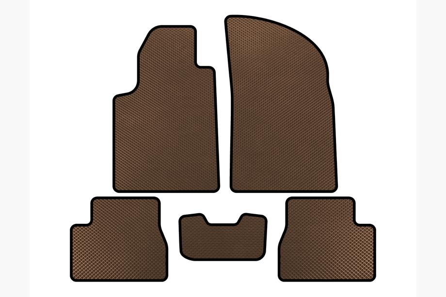 Citroen C-3 2002-2009 EVA Floor Mats (Brown) Image