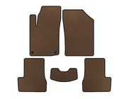 Citroen C-3 2009–2016 EVA Floor Mats (HB, Brown) photo 1