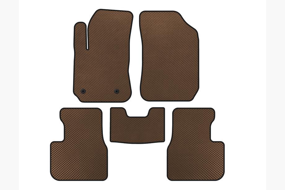Citroen Cactus 2014-2020 EVA Floor Mats (Brown) Image