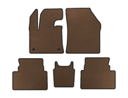 Citroen C5 Aircross 2017-2025 EVA Floor Mats (Floor-Mounted Gas Pedal, Brown) photo 1