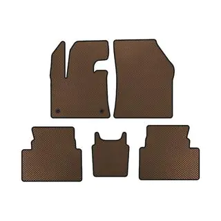 EVA Floor Mats (Floor-Mounted Gas Pedal, Brown)