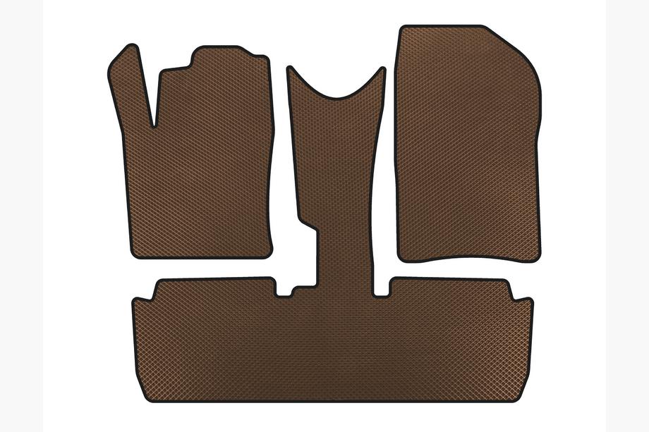 Citroen Xsara Picasso 1999-2012 EVA Floor Mats (Pre-Facelift, Brown) Image