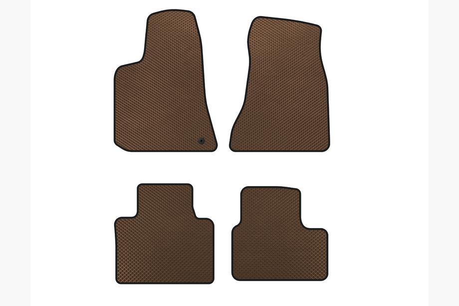Dodge Charger 2005-2010 EVA Floor Mats (2005-2010, Brown) Image