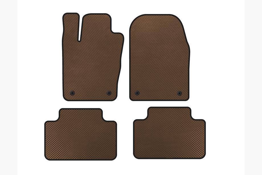 Dodge Durango 2010- EVA Floor Mats (Brown) Image