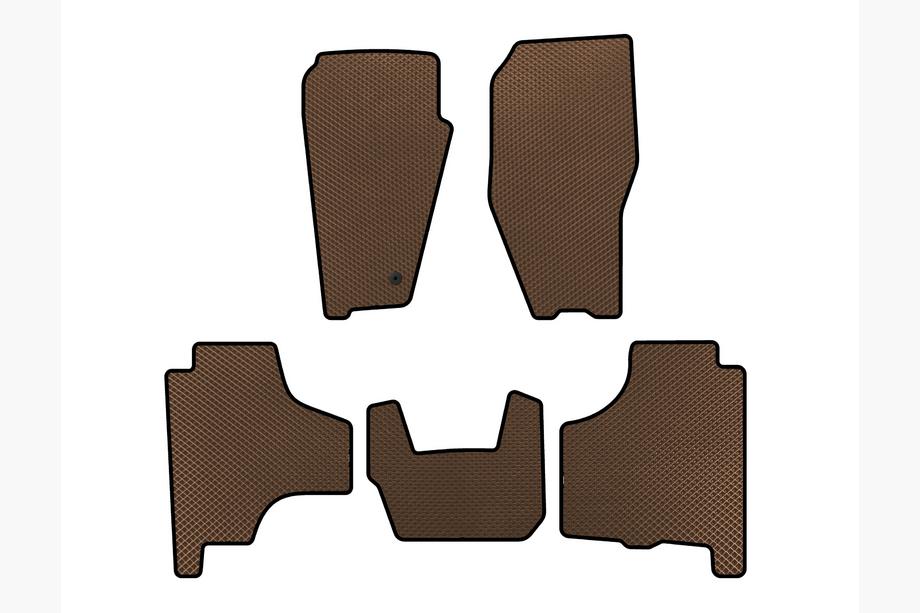Dodge Nitro 2006-2011 EVA Floor Mats (Brown) Image