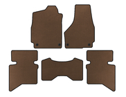 Dodge RAM (DS/DJ/D2) 2009–2024 EVA Floor Mats (2009+, 5-Seater/Double Cab, Brown) photo 1