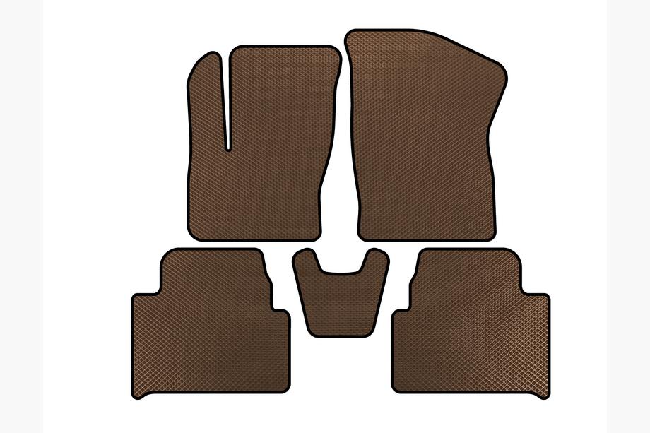 Ford C-Max 2004-2010 EVA Floor Mats (Brown) Image