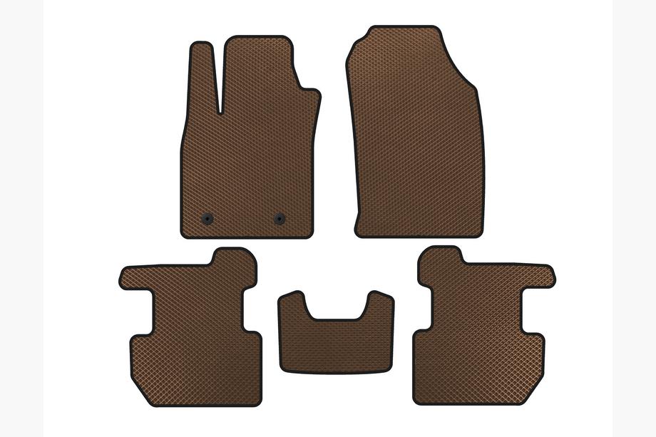 Ford Ecosport 2013-2022 EVA Floor Mats (2018-2022, Brown) Image