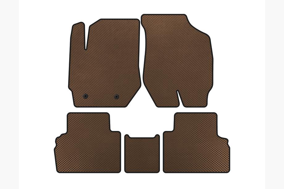 Ford Escape 2008-2013 EVA Floor Mats (Brown) Image