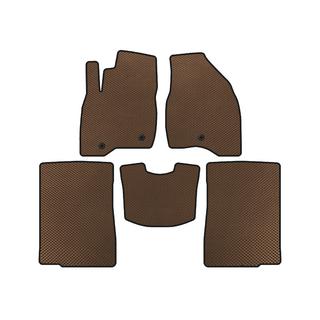 EVA Floor Mats (2015-2017, 2 Rows, 7-Seater, Brown)
