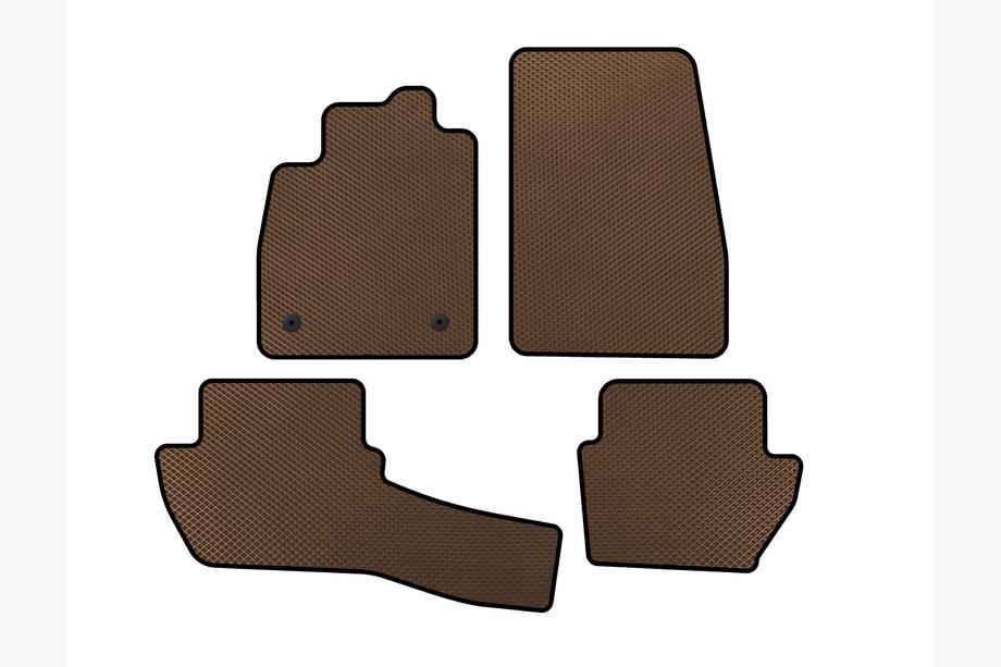 Ford Fiesta 2017- EVA Floor Mats (Brown) Image