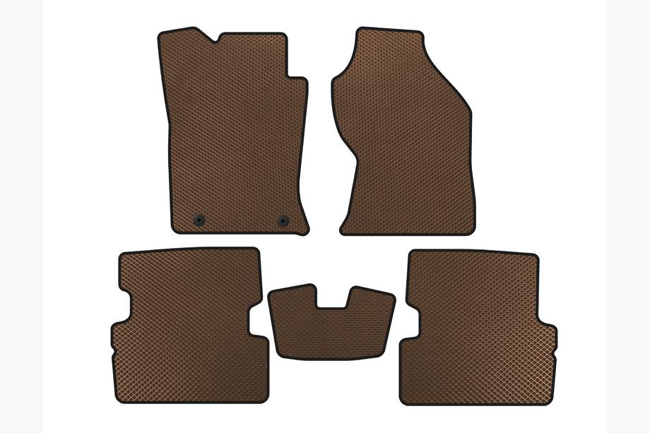 Ford Focus I 1998-2005 EVA Floor Mats (2001-2005, SW, Brown) Image