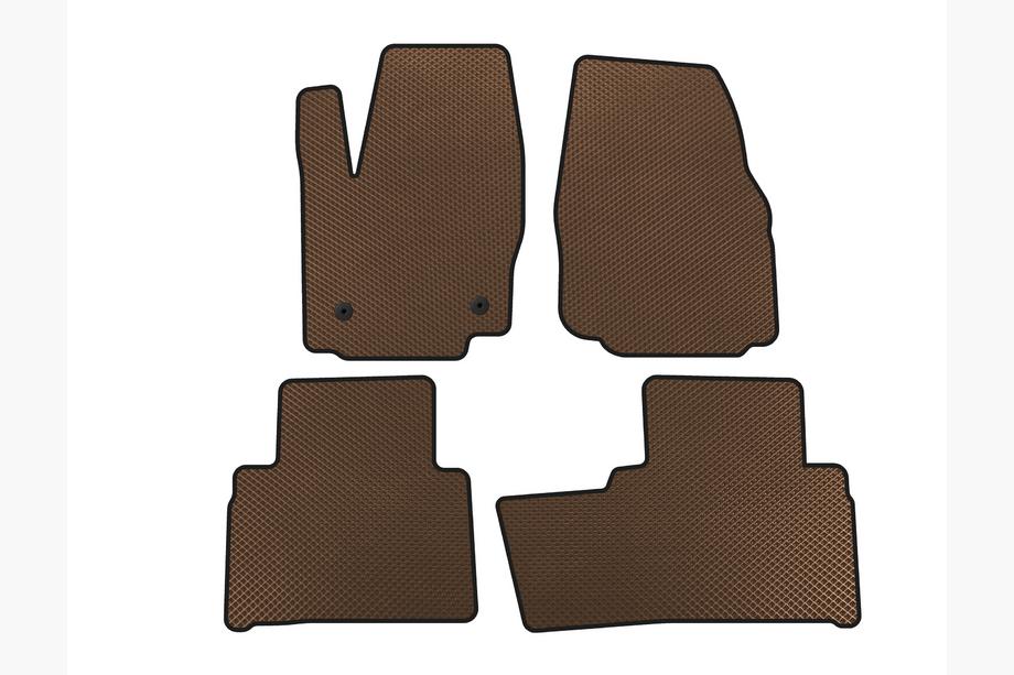 Ford Galaxy 2007-2015 EVA Floor Mats (2 Rows, Brown) Image
