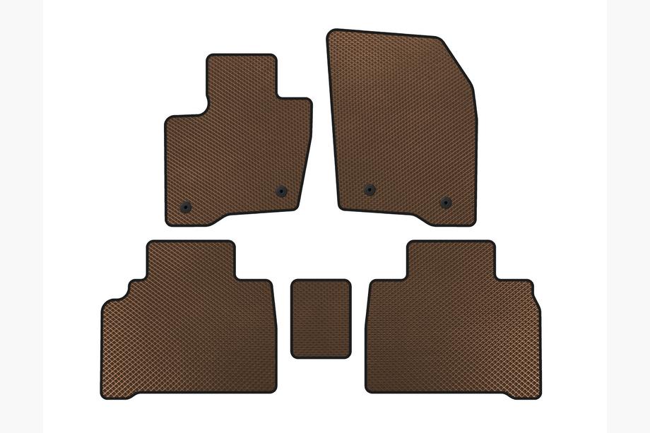 Ford Galaxy 2015- EVA Floor Mats (HB, Brown) Image