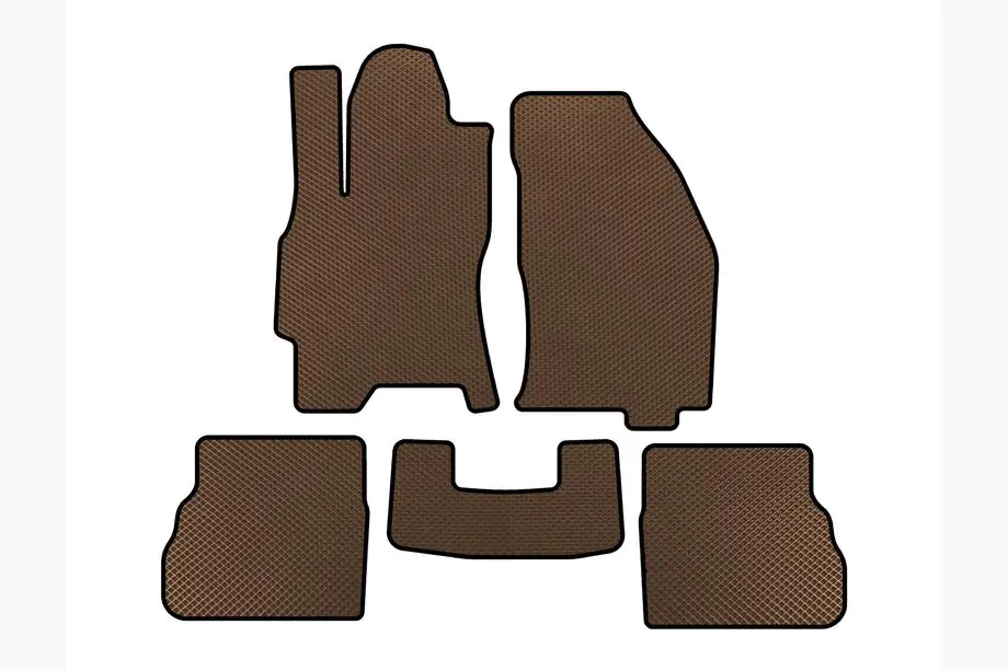 Ford Mondeo 1996-2001 EVA Floor Mats (SD, Brown) Image