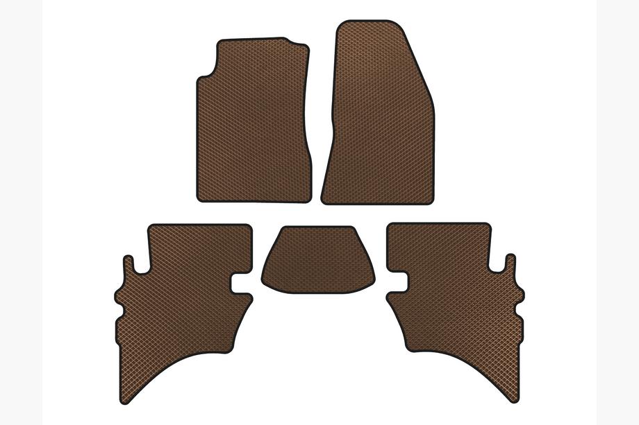 Ford Ranger 2002-2006 EVA Floor Mats (Brown) Image